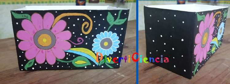 Caja decorada
